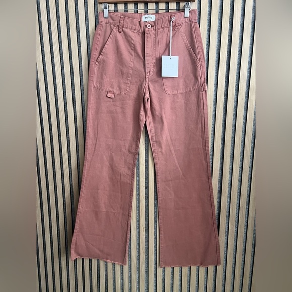 Pistola- Sasha High Rise Relaxed Flare Pants - Clay - 26 - Picture 8 of 11